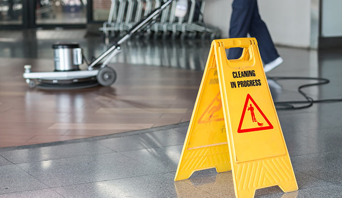 Commercial cleaning by an expert