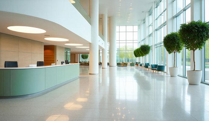 Deep cleaning commercial space