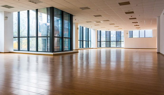 Clean wood floor
