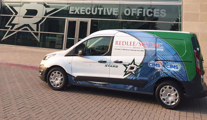 REDLEE/SCS Inc. service vehicle