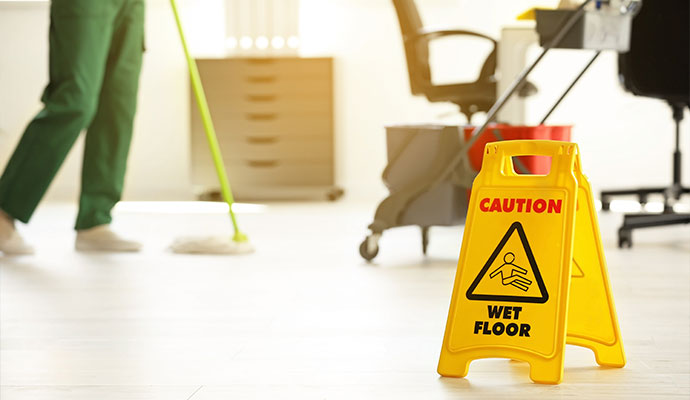 Comprehensive janitorial services with flexible scheduling
