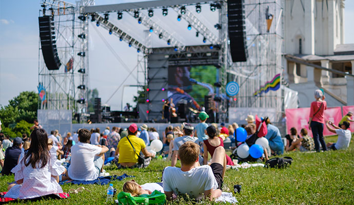 Outdoor concerts event