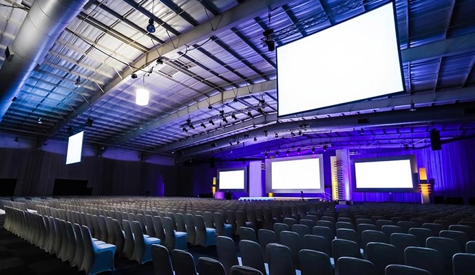 Large convention hall