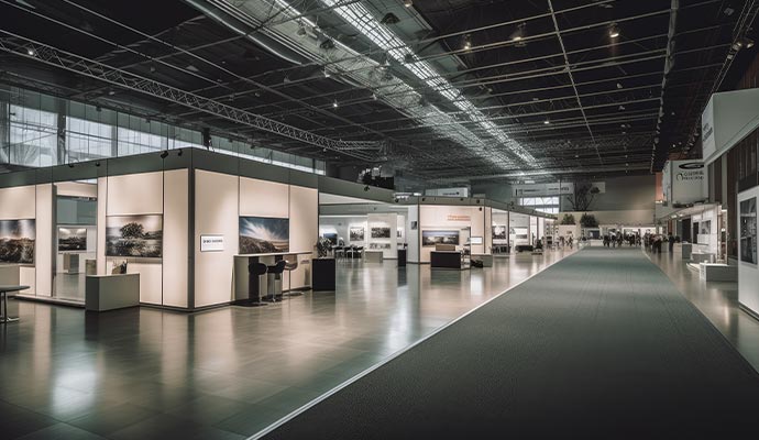Modern exhibition convention hall