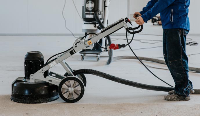 Professional concrete cleanup