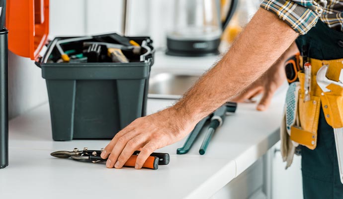 Skilled handyman providing home repair and maintenance services