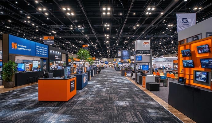 Trade show exhibition booths